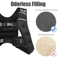 thumbnail image 4 of Costway 12LBS Workout Weighted Vest Mesh Bag Adjustable Buckle Fitness, 4 of 9