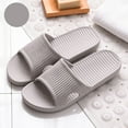 thumbnail image 2 of Slippers for Women,Unisex Shower Sandals Non-Slip Pool Slides Quick-Dry Lightweight Bathroom Beach Slippers for Indoor Outdoor Use,Womens Slippers,Grey,270/42, 2 of 4