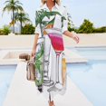 thumbnail image 3 of Alcohol Drinks Tapestry Long Sleeved Shirt Dress birthday dress for women dresses for official occasions Party dresses for women, 3 of 6