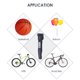 thumbnail image 4 of Sywqhk DUUTI Ciclismo Bomba de tubo de aire MTB Bicicleta Baloncesto Pelota Neumático Inflador (Negro) Sywqhk Alta Calidad, 4 of 7