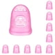 thumbnail image 3 of sweethay Silicona guitarra puntas de los dedos protectores de dedos ukelele Fingerstall transparente no alergénico reutilizable instrumentos Type2 NO2, 3 of 6