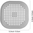 thumbnail image 2 of 4 piezas de tapas de desagüe tapón de pelo para desagüe de ducha tapón de bañera protectores de desagüe para el hogar con ventosa tapa de fregadero para baño bañera y cocina (2 grises + 2 blancos) Vhermosa DLM686, 2 of 7