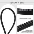 thumbnail image 3 of Uxcell AX95 Rubber V-Belt, Raw Edge Cogged V Belt 1/2" Width x 95" Length, 3 of 5