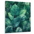 thumbnail image 2 of Designart "Green Leafs Harmony Botanical Beauty" Leaves Metal Wall Art Prints, 2 of 5