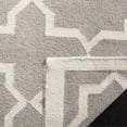 thumbnail image 4 of Safavieh Dhurries Diana Geometric Area Rug, Gray/Ivory, 9' x 12', 4 of 8