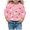 Pink, variant on Tanghaowl Girls Pullover Children Fashion Casual Christmas Printed Hoodie Spring Autumn Long Sleeved Loose Top Pullover Hoodie Black 6-7 Years