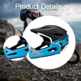 thumbnail image 6 of Tnarru Full Face Bike Helmet Adjustable Cycling Helmet for Skateboard Biker Skating Black Blue, 6 of 10
