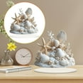 thumbnail image 2 of Under 10 Desktop Ornament 2D Underwater Coral Pattern Table Sign 8x8inch with Bracket Accessory Versatile for Children's Bedroom Tabletop Ornament, 2 of 9