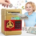 thumbnail image 1 of MAGIBX Hucha Juguetes para Niñas de 5 6 7 8 9 10 Años, Caja de Ahorro de Dinero para Niñas Adolescentes Juguetes de 6-8-10-12, Regalos de Cumpleaños de Navidad para Niñas de 7 8 Años Cosas Cajero Auto, 1 of 4