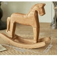 thumbnail image 2 of Handmade Wooden Rocking Horse Toy - High - Quality Wood, Decorative, for Home Decoration, 2 of 6