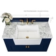 thumbnail image 6 of Ancerre Designs Adeline 36" Wood Bathroom Vanity Set in Heritage Blue, 6 of 12