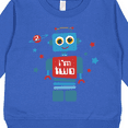 thumbnail image 3 of Inktastic Robot 2nd Birthday Toddler Sweatshirt, 3 of 4