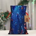 thumbnail image 4 of Fuzoiu Deep Sea Glowing Fishes Print Christmas Gift Bag,Burlap Gift Bag with Drawstring Closure & Hang Tag,Perfect for Holidays, Birthdays, and Special Occasions-Medium, 4 of 7