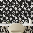 thumbnail image 3 of Ambesonne Space Peel & Stick Wallpaper for Home, Flowing Stars Graffiti Style, 13"x100", Dark Grey and White, 3 of 6