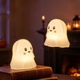 thumbnail image 4 of Halloween Night Light Ghost Silicone Pat 4.13in USB Rechargeable Bedside Decor by OVFUIZ, 4 of 8