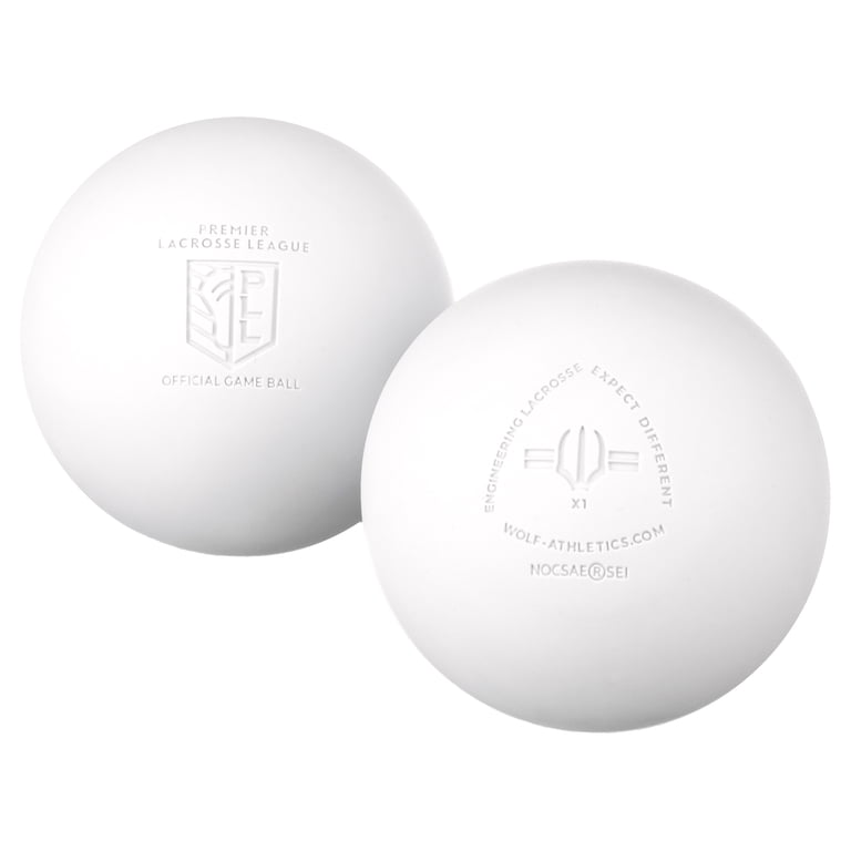 【希少】Polo Club ホワイトボウル 3個セット Wolf Athletics White Ice Lacrosse Ball 3pk - Rubber Therapy