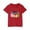 Red, variant on Annhoo Toddler Easter Tops Unisex Cotton Crewneck Print Graphic Boys Girls Short Sleeve Shirts Casual Clothes