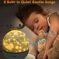 thumbnail image 5 of Projecteur de Veilleuse, Lampe Musicale et Lumineuse LED pour Enfant avec 8 Musiques 6 Films, Lampe de Projecteur pour Toilettes, 5 of 5