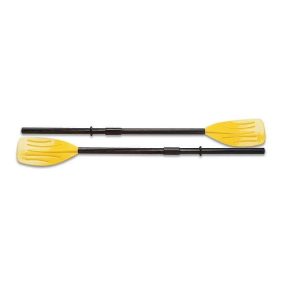 Open Box Intex Set of 48" Inflatable Boat Paddles Plastic Ribbed Oars (Pair)