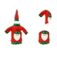 thumbnail image 5 of Injueey Navidad suéter botella de vino cubierta bordado botella de champán suéter sombrero conjunto decoraciones de fiesta Herramientas y accesorios para hornear 1 24*12cm Injueey  JJ25920-01B, 5 of 6