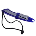 thumbnail image 2 of KEEP DIVING Stainless Steel Professional Scuba Fixed Blade Knife Blue Pointed Head, 2 of 9