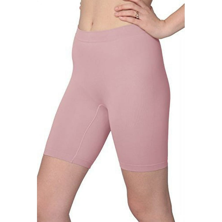 Jockey Women's Underwear Skimmies Wicking Slipshort, Pink,S