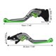 thumbnail image 4 of Par de palancas de embrague de freno Unique Bargains Kawasaki Z250SL tono titanio verde, 4 of 7