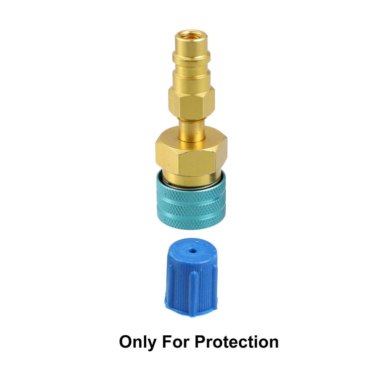  GSTP R1234YF to R134A Adjustable Adapter R134A to R1234YF Quick Adapter  Connector Conversion Kit R1234YF High and Low Side Quick Coupler Compatible  with Car AC System Evacuation Recharging : Automotive
