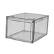 thumbnail image 4 of Caja de zapatos, organizador de zapatos, organizador de bolsos, estuche apilable, puerta visible Gris, 4 of 9