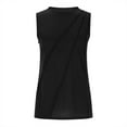 thumbnail image 3 of Hvyesh Women's Summer Pleated Tank Top Sleeveless Crewneck Business Casual Loose Tops Shirts 2025 Fashion Clothes Outfits, 3 of 7