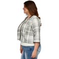 thumbnail image 2 of Saco tweed Roman Fashion/Tallas Extras, 7049 (Blanco) blanco 40 Roman Fashion AB-ST-7049-BLANCO-ALL, 2 of 7