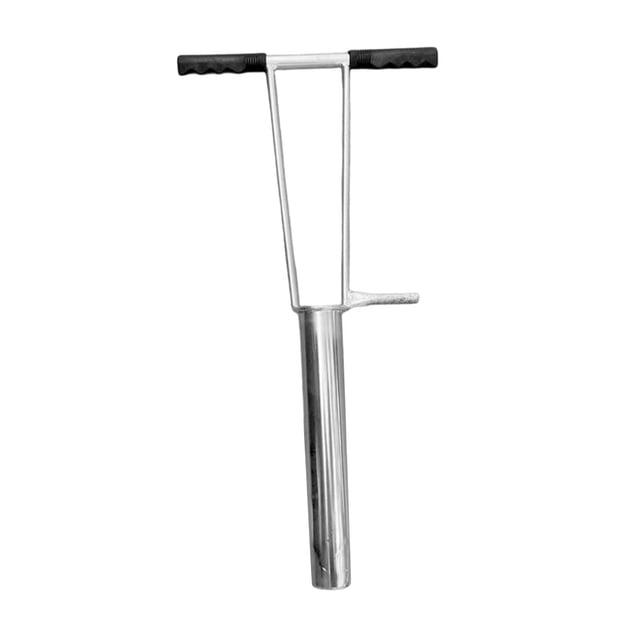 harayaa Heavy Duty Manual Pole Hole Digger Non Slip Handle Soil Sampling Tool for Garden