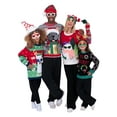 thumbnail image 3 of Jollidays Men's Christmas Bulldog Long Sleeve Crewneck Ugly Christmas Sweater, Sizes S-2XL, 3 of 5