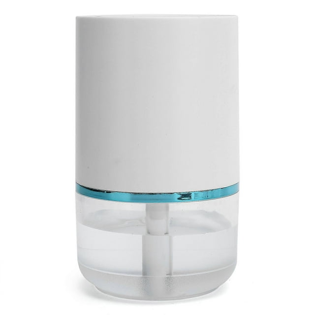 Ethanol Atomizer Cleaner FullAutomatic Induction Spray Sensor Dispenser for Home Office(White with Green Ring )