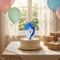 thumbnail image 6 of Cartoon Crown Shaped Birthday Candle - Sparkling Sequins Design, Royalty Theme - Birthday Parties, Adult Celebrations, Cake Toppings, 6 of 6