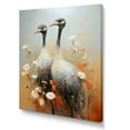 thumbnail image 2 of Designart "Graceful Shadows Of An Ostrich Couple" Ostriches Canvas Wall Art, 2 of 7