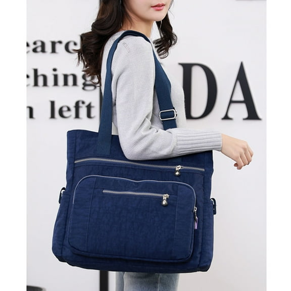 WHAMVOX  38 X40cm Nylon Handbag Light Tote for Women Work Miss Woman
