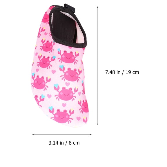 LITINKIMI 1 Pair Anti- Water Shoes for Beach and Seaside, Breathable Quick-Dry Gauze Fabric, Multi-Color Design