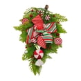 thumbnail image 3 of Guirnalda de de Navidad decorativa Guirnalda de puerta de Navidad para puerta Pared Ventanas Adornos de guirnalda con arco Botín de Navidad EstiloB Macarena Guirnalda para colgar en la puerta, 3 of 8