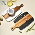 thumbnail image 3 of SDFGTstore Western Steak Fruit Chopping-Board Acacia Marble Cheese Board Beautifully Handcraft Charcuterie-Board Housewarming Gift, 3 of 8