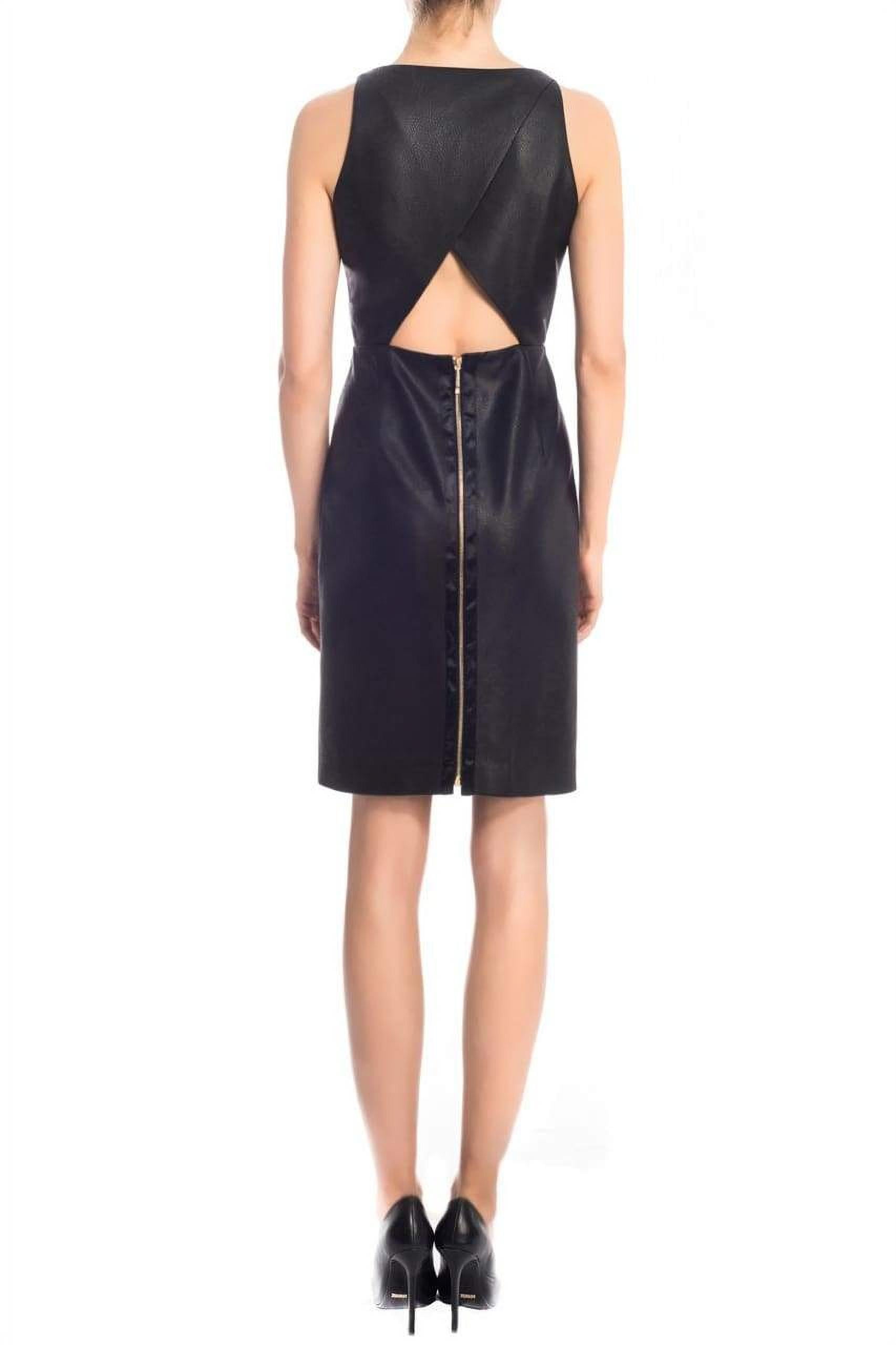 Sonja By Sonja Morgan Women's Leather Textured Crossback Dress