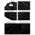 thumbnail image 5 of Ekouaer Couples Matching Pajamas Silk Long Sleeve Sleepwear Satin Soft Button Down Loungewear Pjs Set, 5 of 6