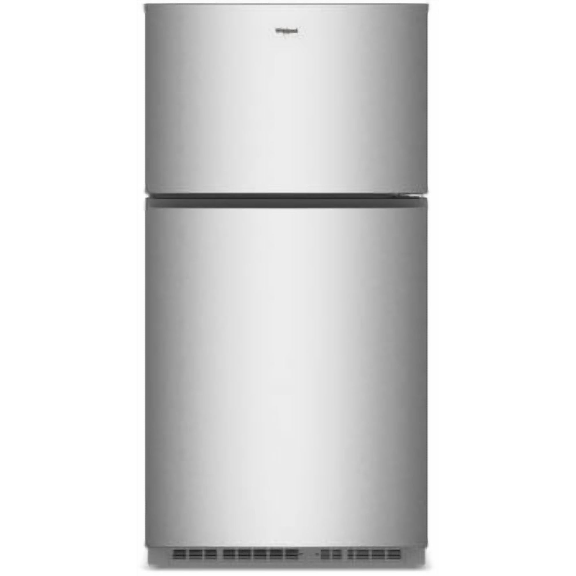 Whirlpool 33-inch Wide Top Freezer Refrigerator, Stainless Steel