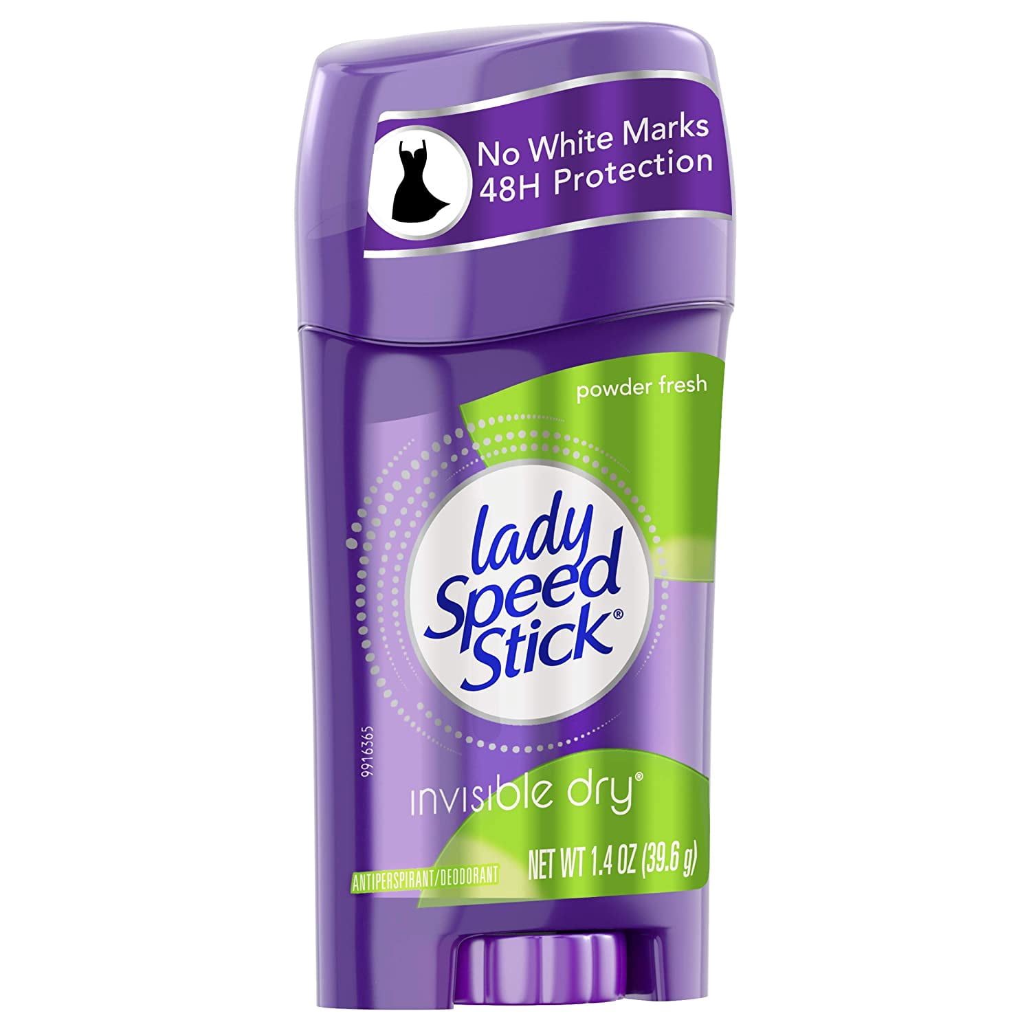 Lady Speed Stick Deodorant Power Powder Fresh Invisible Dry, 1.4 Oz (12 Pack)