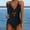 Black, variant on MSJUHEG Monokini Swimsuits for Women,Ruched Monokinis,High Cut,Monokini,Cross Back,V Neck,Shapewear Swimsuits for Women Black L