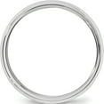 thumbnail image 2 of 10K White Gold 10Kw 6mm Bevel Edge Comfort Fit Band Size 8 Made In United States 1wbec060-8, 2 of 5