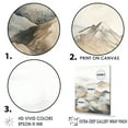thumbnail image 3 of Designart "Tranquil Mountain Majesty III" Landscape Mountains Floater Framed Canvas Wall Art, 3 of 5