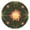 Astrol, variant on Astrology Print Elastic Edge Table Cover - Celestial Moon Phase Design Windproof Spill-Proof Round Tablecloth for 44 Inch Tables