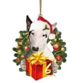 thumbnail image 2 of Christmas Dog with Gift Box Ornament Christmas Tree Decorations Xmas Tree Hangin DIY Blessing Puppy Pendant Gift/ Christmas Dog Pendant I, 2 of 5