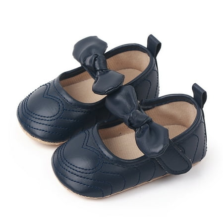 

Cathalem Boys Size 6 Shoes Toddler Girls Single Shoes Bowknot First Walkers Shoes Toddler Soft Bottom Baby Boy Fancy Shoes Blue 0 Months